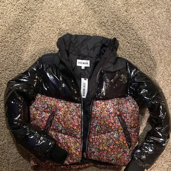 NEW Steve Madden Ariana Floral Jacket Women’s Size Medium - Picture 3 of 6